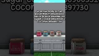 hygiene decal codes for bloxburg! ib- bloxygirlss99! • #fyp #roblox #shorts • | kay