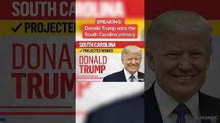 Donald Trump wins the South Carolina primary, NBC News projects