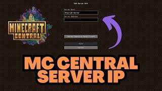 Minecraft MC Central Server IP Address 2024