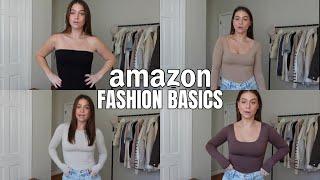 AMAZON FASHION BASICS TRY ON HAUL