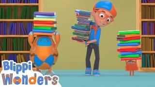 Blippi & Friends’ Wild Library Adventure! | Blippi WondersMoonbug KidsLearning Corner