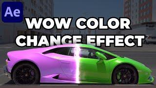 Saber Car Color Change Effect in After Effects - After Effects Tutorial | Free Plugin