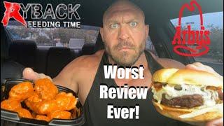 Ryback Feeding Time: Is Arby’s New Big Game Burger The Worst Review Ryback’s Ever Done?