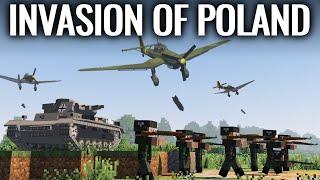 World War 2 in Minecraft -  INVASION OF POLAND