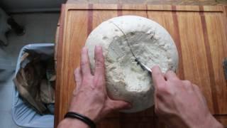 How I clean giant puffballs