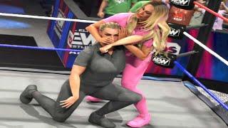 SUBMISSION MATCH - Natalya vs Carmella - WWE2K23 Ryona