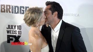 Demián Bichir and Stefanie Sherk "The Bridge" Premiere First Season