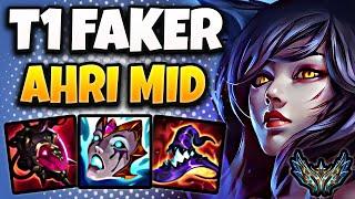 T1 Faker Ahri vs Yasuo [ MID ] Korea Challenger Patch 25.10