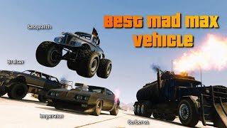 GTA V Which is the best Mad Max vehicle | Battle of Apocalyptic Vehicles