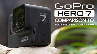 GoPro Hero 7 Black vs Hero 6, Hero 5, Sony FDR X3000 and YI 4K+ [4K]