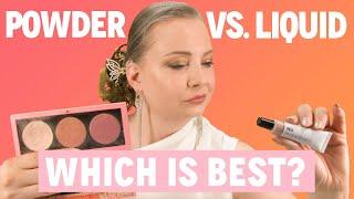 Powder vs Liquid HIGHLIGHTERS: Which one is BEST for YOU?