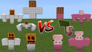 All Iron Golems vs All Pigs