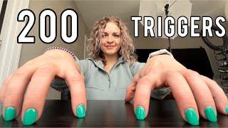 FAST & AGGRESSIVE ASMR 200 RANDOM TRIGGERS