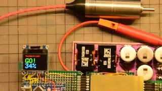 BLDC Turbine Starter/Generator Controller first run