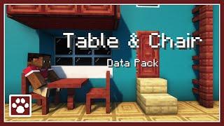 Table & Chair - Data Pack | Minecraft 1.20.5+