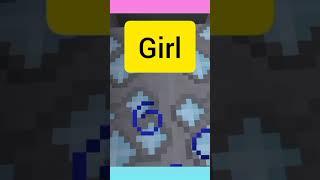 #superhero gamer 777 girls vs boys in Minecraft