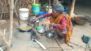 village poor cauple daily routine || how to poor man cook and eat their daily life || village life