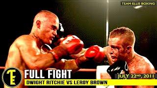Dwight Ritchie vs Leroy Brown FULL FIGHT: Team Ellis Boxing