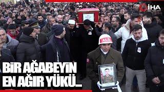 Şehit Piyade Sözleşmeli Er Semih Yılmaz'ın Tabutunu Ağabeyi Taşıdı