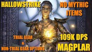 ESO Magicka Templar DPS 109K Non-Trial Gear Build & Guide - High Isle & Necrom