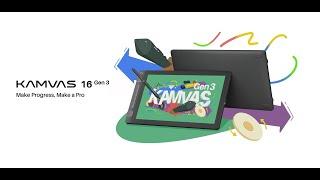 Introducing New Member of Gen 3 Family | Kamvas 16 (Gen 3) | Huion