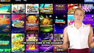 High Roller Casino $8,000 Bonus +300  Free Spins No Deposit Codes Review 2023 (NEWEST CASINO)