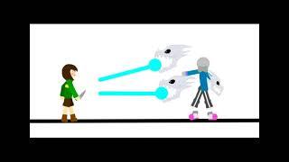 Sans Vs Chara [Pivot Animator]