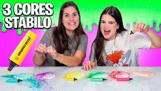 SLIME COM 3 CORES DE STABILO!