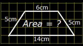 Area of Isoceles Trapezium (Trapezoid) - Solved Problem (Tricky Problem)