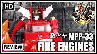 Wei Jiang Robot Fantasy MPP33 FIRE ENGINES KO Oversize Transformers Masterpiece Inferno