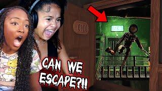 I GOT MY SISTER TO HELP ME ESCAPE ROBLOX DOORS... will we make it out together?