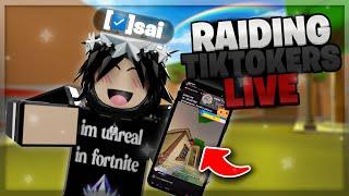 Raiding a LIVE TIKTOKER on Dahood! (10V1?!)