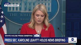 LIVE: White House press briefing