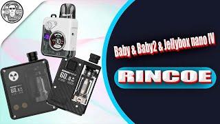 Rincoe Manto AIO Baby & Baby2 & Jellybox nano 4 & намотка RBA базы