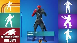 Red Claw Performs All Emotes & Dances in Fortnite