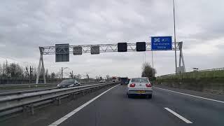 Dashcam Beelden Sliedrecht 》Utrecht Via: A15,A27 en A2.