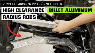 How to install High Clearance Radius Rods on the 2022+ Polaris RZR Pro R / RZR Turbo R