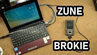 Fixing a Zune ft. Vista EEE PC