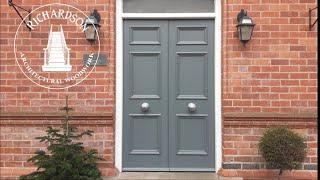 Making a pair of entry doors for a Victorian property. Accoya doors made with old Wadkin machinery.