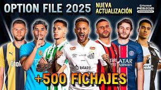 Nueva Actualización con nuevos FICHAJES BOMBA / Option File 2025 / INSTALACIÓN / PES 2021 FL25 1.5