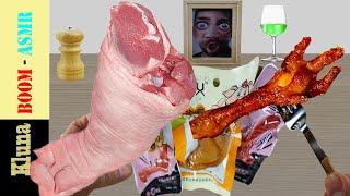 Kluna Tik eating chicken feet !Kluna Tik Style Dinner# | ASMR eating sounds no talk | Christmas 2020