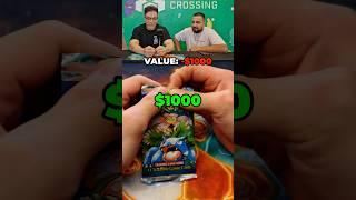 WE OPENED A $1,000 SHADOWLESS BASE SET PACK  #shorts #pokemon #packopening