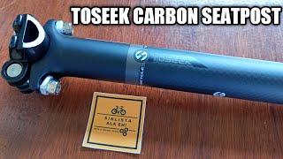 Toseek Carbon Seatpost I Lightweight I Durability Test sa mga future rides