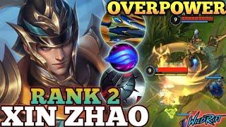 XIN ZHAO DEADLY COMBO DELETE! OP MVP BUILD - TOP 2 GLOBAL XIN ZHAO BY Was Los Junkie - WILD RIFT