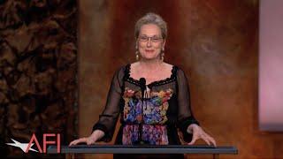 Meryl Streep salutes Jane Fonda at the 42nd AFI Life Achievement Award