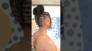 Barrel Twist With Buns Loc Style