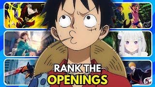 RANK THE ANIME OPENING WITHOUT KNOWING THE NEXT ONE!