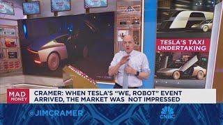 Jim Cramer talks Tesla's 'disappointing' robotaxi event