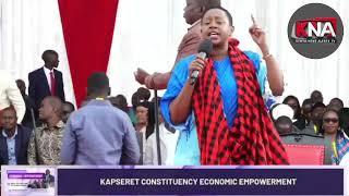 LISTEN TO WHAT SABINA CHEGE TOLD KALENJINS IN KAPSERET DURING OSCAR SUDI'S ECONOMIC EMPOWERMENT!