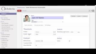 How to create new employee in HR module of OpenERP